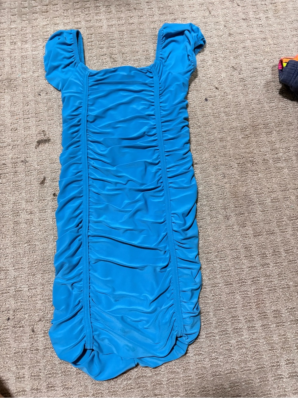 Cheryl creations blue tight dress with stretchy material